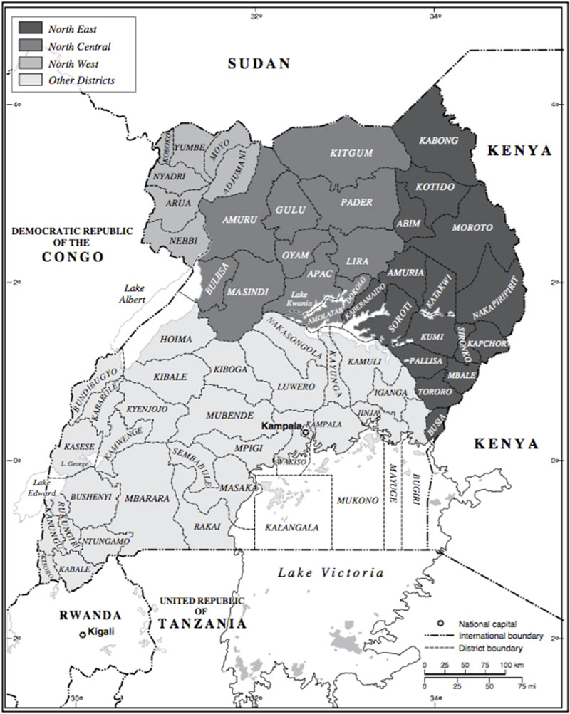 map-of-northern-Uganda
