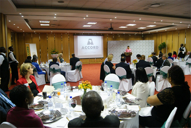 Madame Graca Machel hosts ACCORD luncheon 2