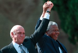 Mandela and President F.W. de Klerk