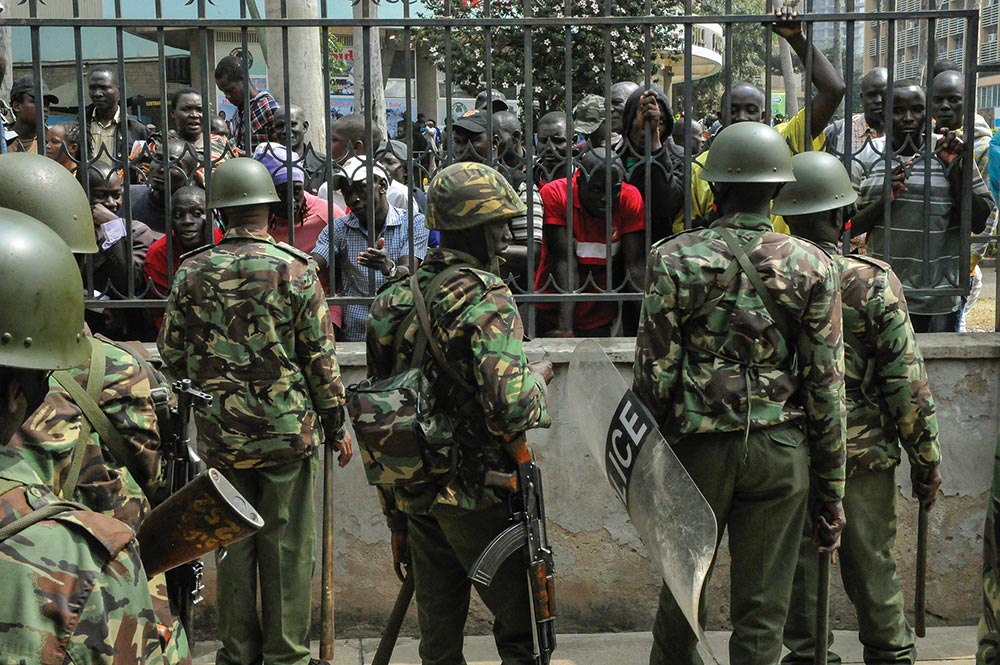 Kenyan anti-riot police