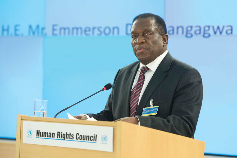 President Emmerson Mnangagwa