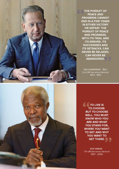 Kofi Annan – Dag Hammarskjöld Annual Lecture