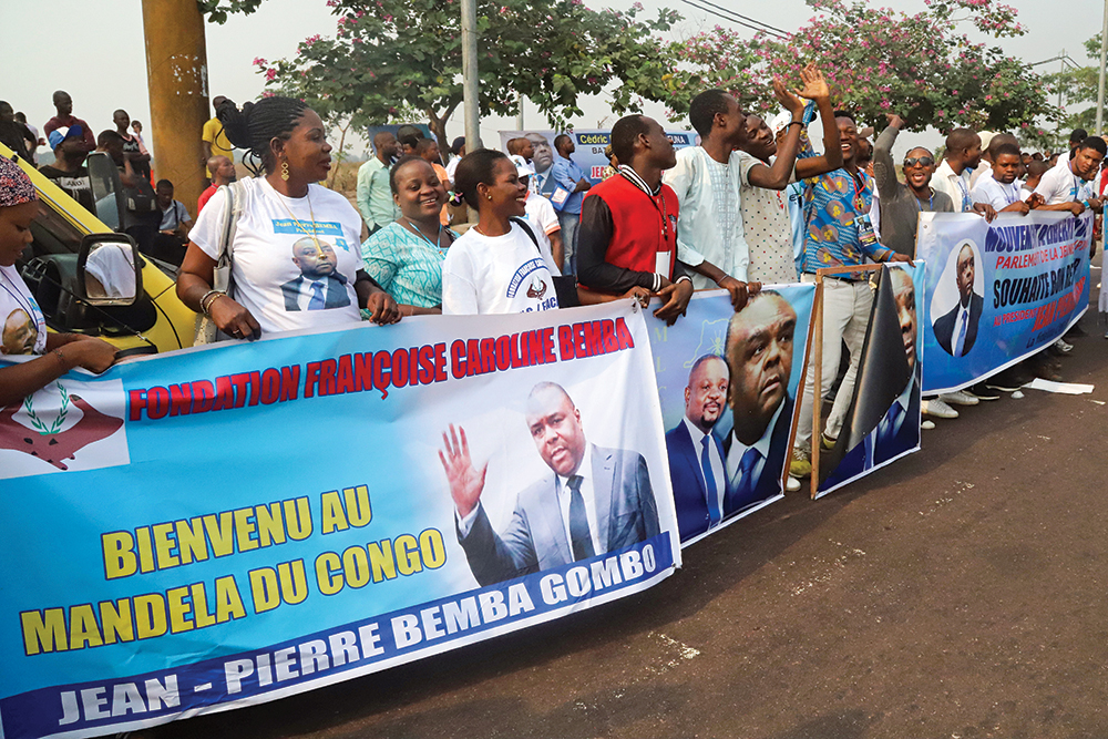 Jean Pierre Bemba Arrives In Kinshasa