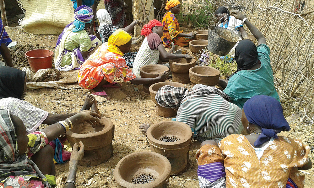 Internally displaced women