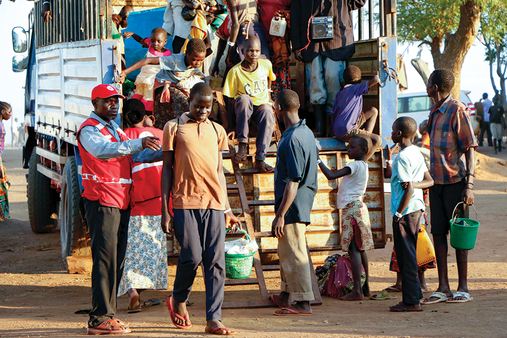 Bidibidi Refugee Settlement reception