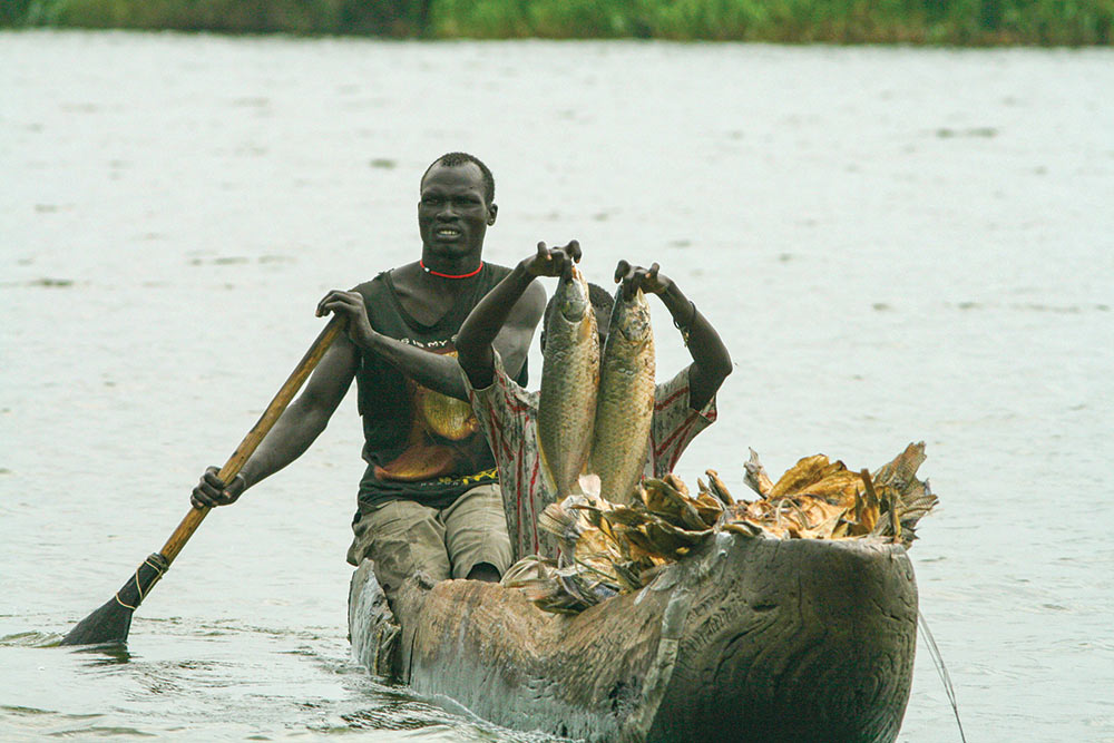 Nile fishing and farming